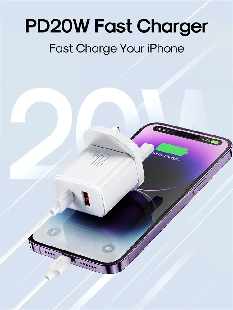 JOYROOM 20W Dual-Port (USB-A + Type-C) Charger - Image 2